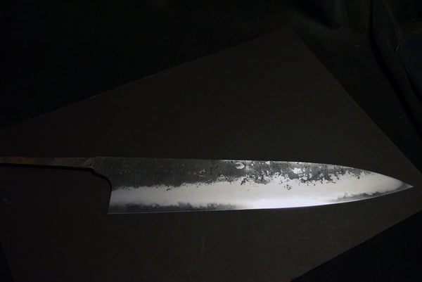 ●Japanese Chef Knife Mazaki Naoki White 2 Black Nashiji Gyuto 240-270mm 4.26