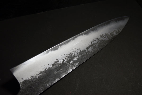 ●Japanese Chef Knife Mazaki Naoki White 2 Black Nashiji Gyuto 240-270mm 4.26