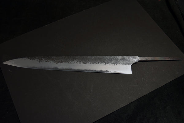 ●Japanese Chef Knife Mazaki Naoki White 2 Black Nashiji Sujihiki 270-300mm 4.26