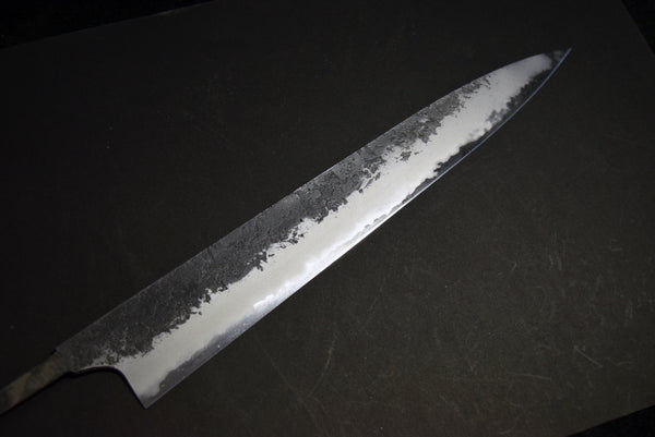 ●Japanese Chef Knife Mazaki Naoki White 2 Black Nashiji Sujihiki 270-300mm 4.26
