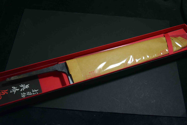 ●Japanese Chef Knife Mazaki Naoki White 2 Kuro Nashiji Kiritsuke Gyuto 270mm 4.25 / 4