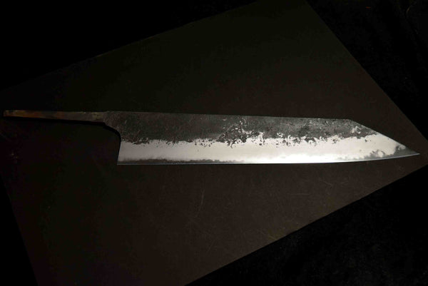 ●Japanese Chef Knife Mazaki Naoki White 2 Kuro Nashiji Kiritsuke Gyuto 270mm 4.25 / 4