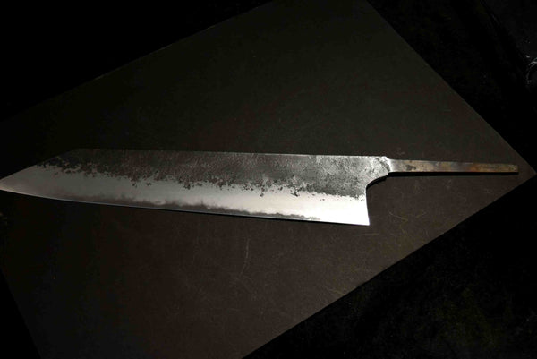 ●Japanese Chef Knife Mazaki Naoki White 2 Kuro Nashiji Kiritsuke Gyuto 270mm 4.25 / 4