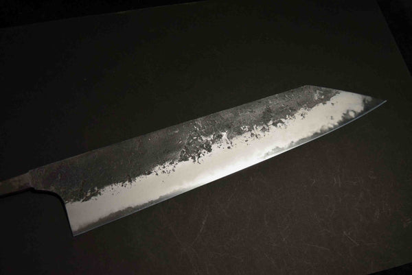 ●Japanese Chef Knife Mazaki Naoki White 2 Kuro Nashiji Kiritsuke Gyuto 270mm 4.25 / 4