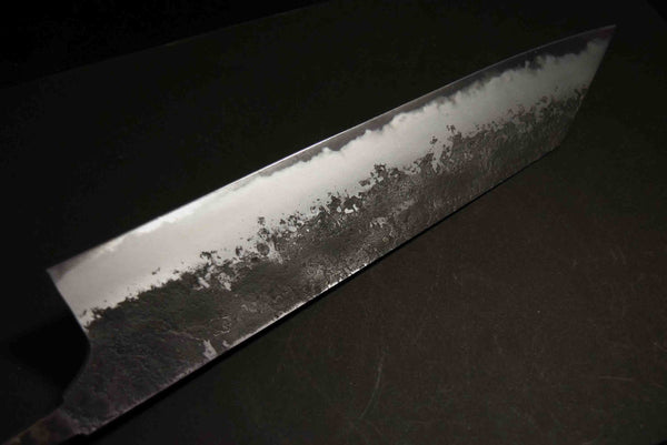 ●Japanese Chef Knife Mazaki Naoki White 2 Kuro Nashiji Kiritsuke Gyuto 270mm 4.25 / 4