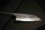 ●Japanese Chef Knife Mazaki Naoki White 2 Kuro Nashiji Santoku 180mm 4.25 / 2