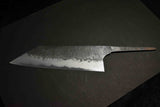 ●Japanese Chef Knife Mazaki Naoki White 2 Kuro Nashiji Santoku 180mm 4.25 / 2