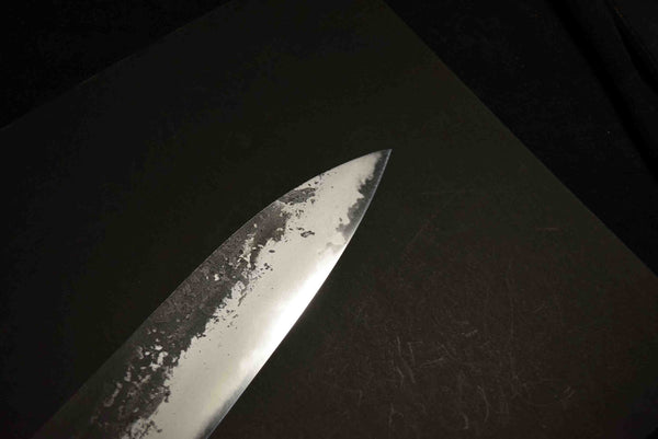 ●Japanese Chef Knife Mazaki Naoki White 2 Kuro Nashiji Bullnose Gyuto 240mm 4.25 / 1