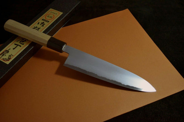 Japanese Chef Knife Itsuo Doi Aogami Blue 2 Wa Santoku 195mm from Japan *F/S*(IF_870AF73A)★