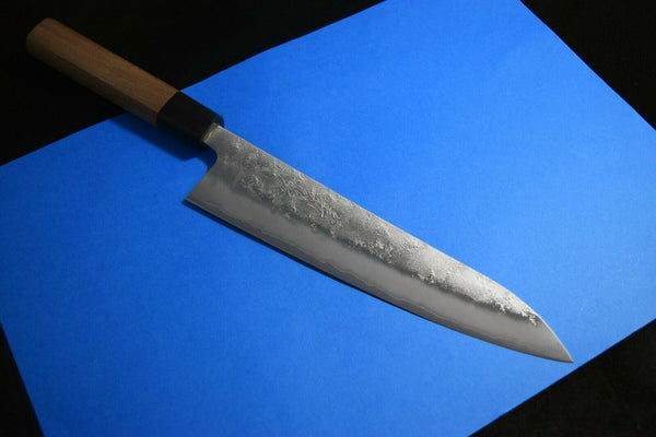 Japanese Chef knives Yoshihiro Silver 3 Ginsan Nashiji Wa Gyuto 210mm Japan *F/S(IF_340AA0C4)★