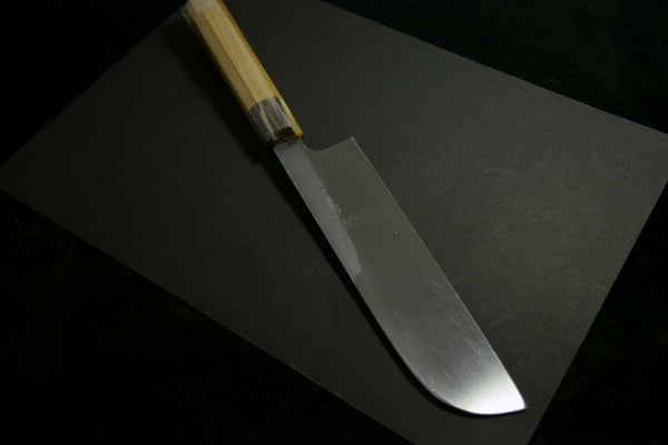 Japanese Chef Knife Tomoo Nakamura White 1 Tiger sculpture Kamagata Usuba 195mm(IF_249BFDBB)★