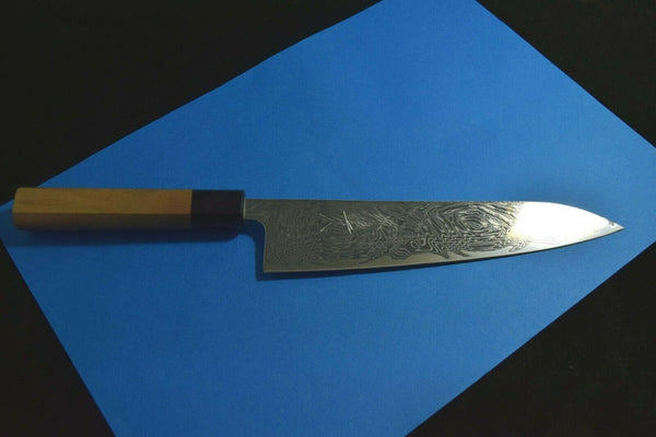 Japanese Chef / Kitchen knives Ikyu Molybdenum Damascus Gyuto 210mm Y14 (IF_2614894D)★