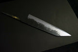 Japanese Chef Knife Mazaki Naoki White 2 Black Nashiji Kiritsuke Gyuto 180-240mm★