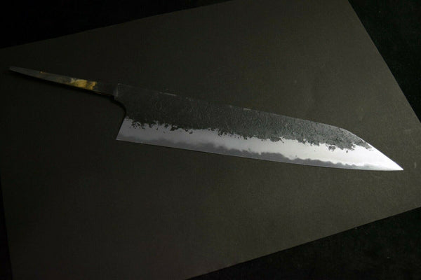 Japanese Chef Knife Mazaki Naoki White 2 Black Nashiji Kiritsuke Gyuto 180-240mm★