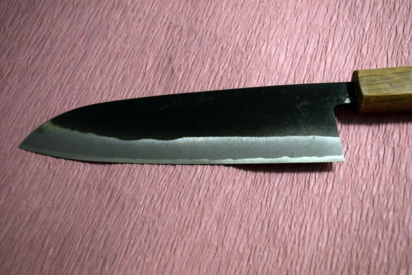 Japanese Chef knives Sukematsu Shirogami 2 Black Banno 170mm from Japan *F/S*(IF_E86707D5 )★