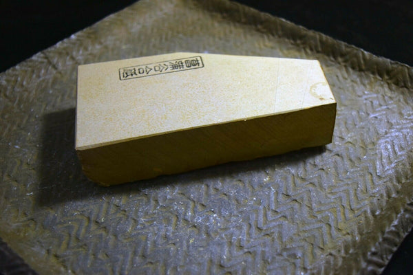 Japanese Natural Whetstone Shohonyama *Soft* Shobudani Tomae 684g Kyoto *F/S*(IF_FFDD21C8-SPMT)