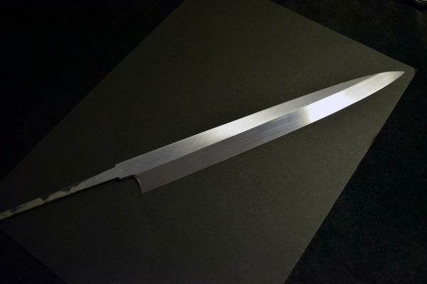 Japanese Chef Knife Shiraki Kenichi White 3 Honyaki Yanagiba 300mm Japan *F/S(IF_F5ABE893)★