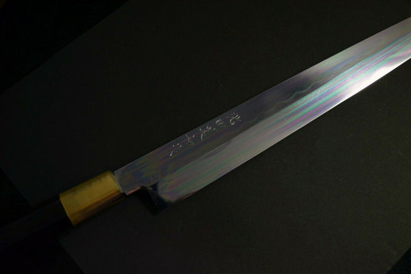 Japanese Chef Knife Yoshikazu Ikeda White 2 Honyaki Yanagiba 300mm Japan *F/S*(IF_911AC8A6)★