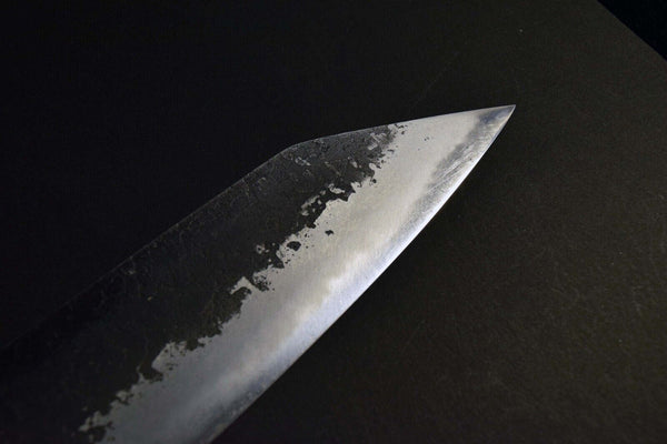 Chef Knife Mazaki Naoki Hon Sanmai Blue 2 Black Nashiji Kiritsuke Gyuto 240mm 'A