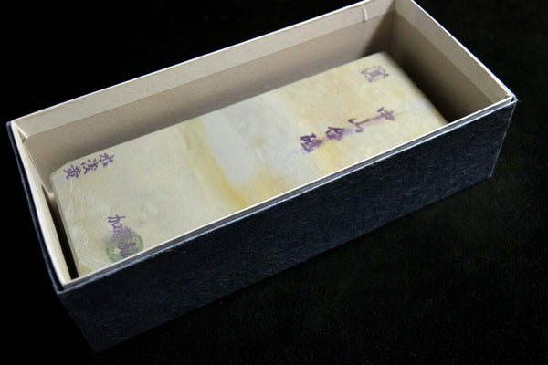 Japanese Natural Whetstone Nakayama Mizu Asagi 24' Size＋ 1749g from Kyoto *Free Shipping*