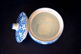 Japanese Pocelian Lidded Pickles Container Vtg. Pottery from Japan 006 F/S