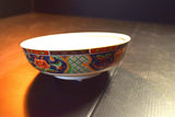 Japanese Porcelain Arita Ware Bowl Vtg Kobachi Colorful Flowers from Japan 011 F/S