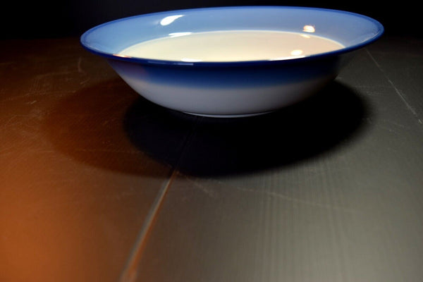Japanese Porcelain Snack Bowl Vtg Kashibachi Platycodon grandiflorum 015 F/S