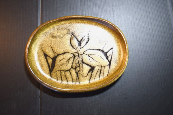 Japanese Nunobiki Ceramic Kozara Small Plate 6pcs Set Vtg Pottery Japan 029 F/S
