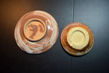 Japanese Ceramic Kozara Plate Small & Medium Size 2pcs Set Pottery Japan 031 F/S