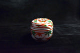 Japanese Kiyomizu Ware Ceramic Lidded Small Kaiseki Bowl Vtg. Pottery Japan 037 F/S