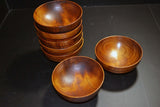 Japanese *Mint* Miso Soup Bowl Lacquered Wood 7pcs set Vtg from Japan 043 F/S