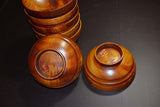 Japanese *Mint* Miso Soup Bowl Lacquered Wood 7pcs set Vtg from Japan 043 F/S
