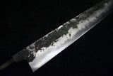 Japanese Chef Knife Mazaki Naoki Hon Sanmai Blue 2 Black Sujihiki 300mm Japan