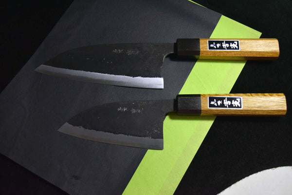 Japanese Chef knives Shimabara Yoshimitsu White 2 Black Sabakiri 120-160mm *F/S*