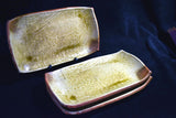 Japanese Ceramic Fish / Sashimi Hakeme Plate 3pcs Vtg. from Japan 063