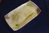 Japanese Ceramic Fish / Sashimi Hakeme Plate 3pcs Vtg. from Japan 063