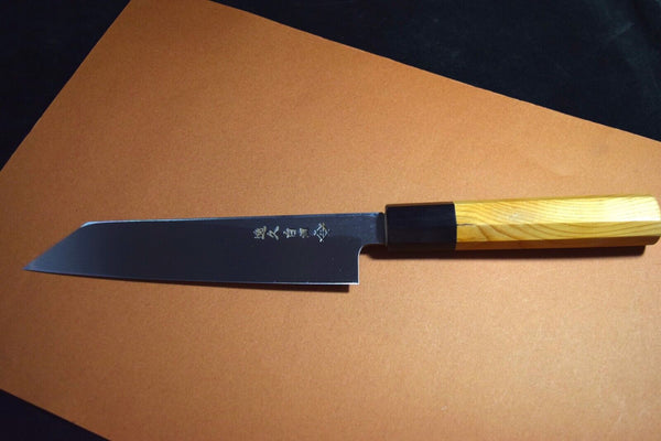 Japanese Chef Knife Ikyu by Itsuo Doi Shirogami 3 Kenmuki 180mm from Japan *F/S*