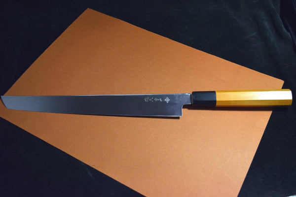 Japanese Chef Knife Ikyu by Itsuo Doi Shirogami 3 Sakimaru Takohiki 270mm *F/S*