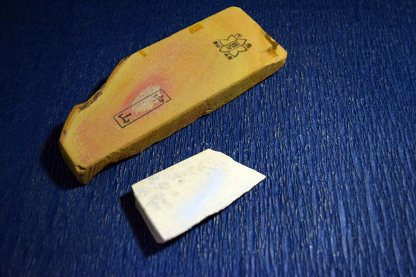 Japanese Natural Whetstone Nakayama Kiita & Mikawa Chu Nagura Set 370g razors