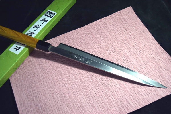 Japanese Chef knives Sakai Soichi White 2 Left-Handed Yanagiba 270mm Japan *F/S*