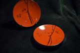 Japanese Lacquerware Natural Wood Kozaea Small Plate 4pcs set from Japan 082