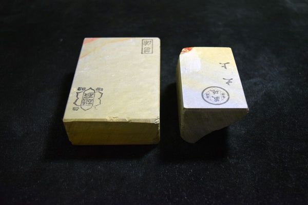 Natural Whetstone Shobudani Namito & Maruoyama Daijo Tomo Nagura set 851g  *F/S