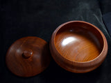 Japanese Horse Chestnut  Lidded Sweets Container Vtg. from Japan 083
