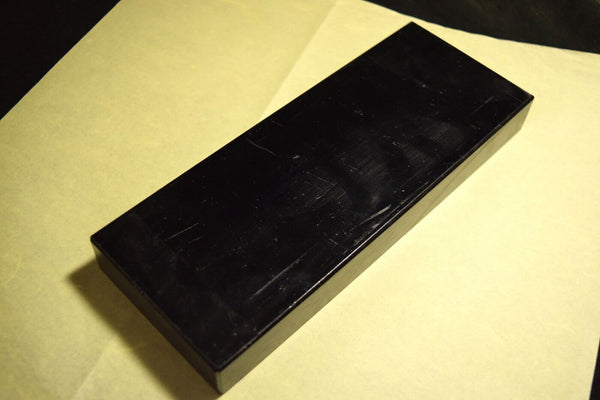 Japanese Natural Whetstone Tsushima Black 30 Size 1101g from Nagasaki Pref. *F/S