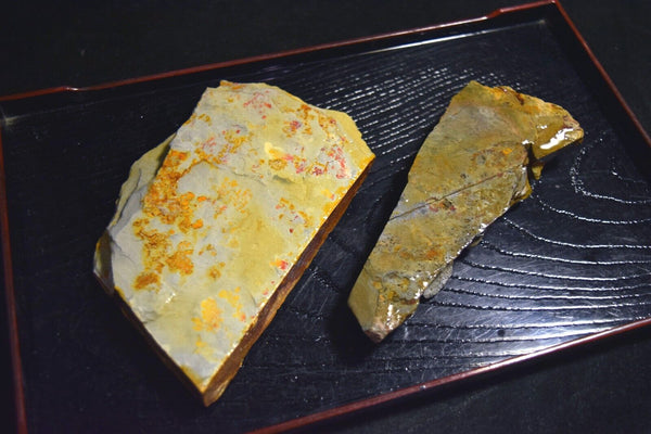 Japanese Natural Whetstone Ohira *Uchigumori* Haze *Renge* 376g Kyoto Japan