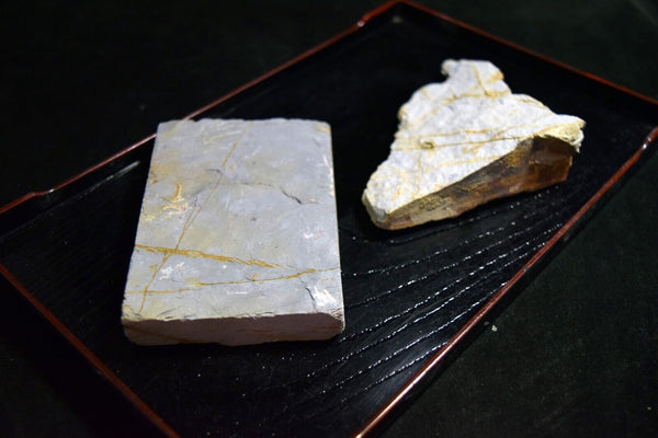 Japanese Natural Whetstone Ohira *Uchigumori* Haze *Karasu* 426g Kyoto Japan
