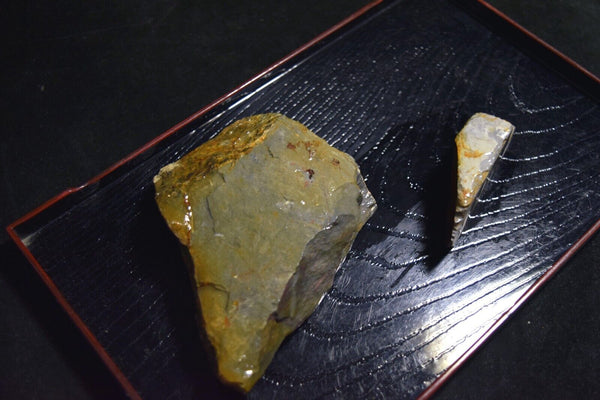Japanese Natural Whetstone Mizukihara *Uchigumori* Haze 420g Kyoto Japan *F/S*