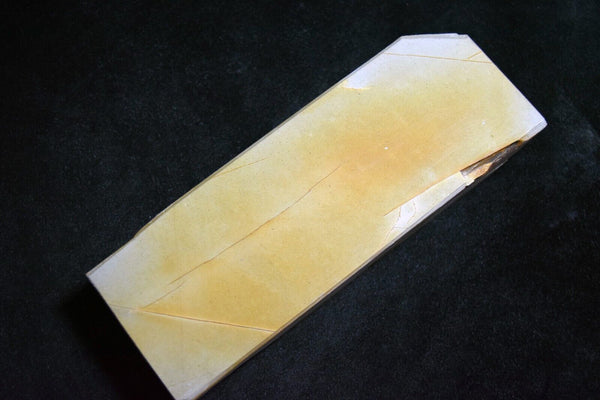 Japanese Natural Whetstone Shohonyama Nakayama Suita with 'Maruka' Stamp 975g