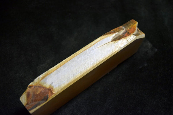 Japanese Natural Whetstone Shohonyama Nakayama Suita with 'Maruka' Stamp 975g