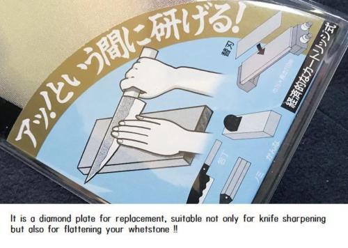 【Free Shipping】Japan Atoma Diamond Plate Knife Sharpening Flattening Whetstone